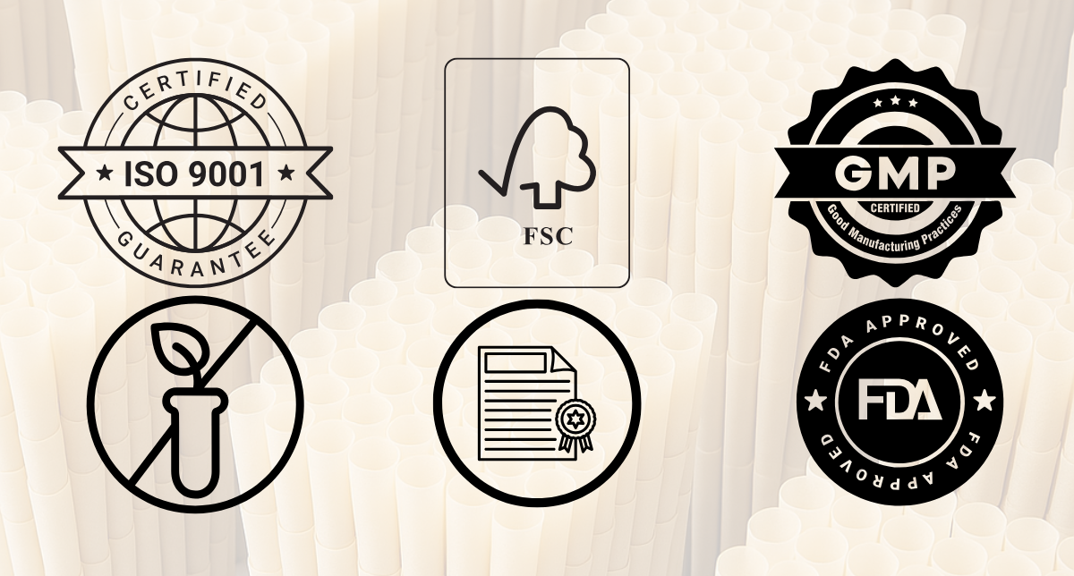 SO, GMP, and HACCP certification badges for NORML Cones' pre-rolled cones manufacturing, ensuring full compliance for USA/Canada exports amid 2026 marijuana rescheduling boom.