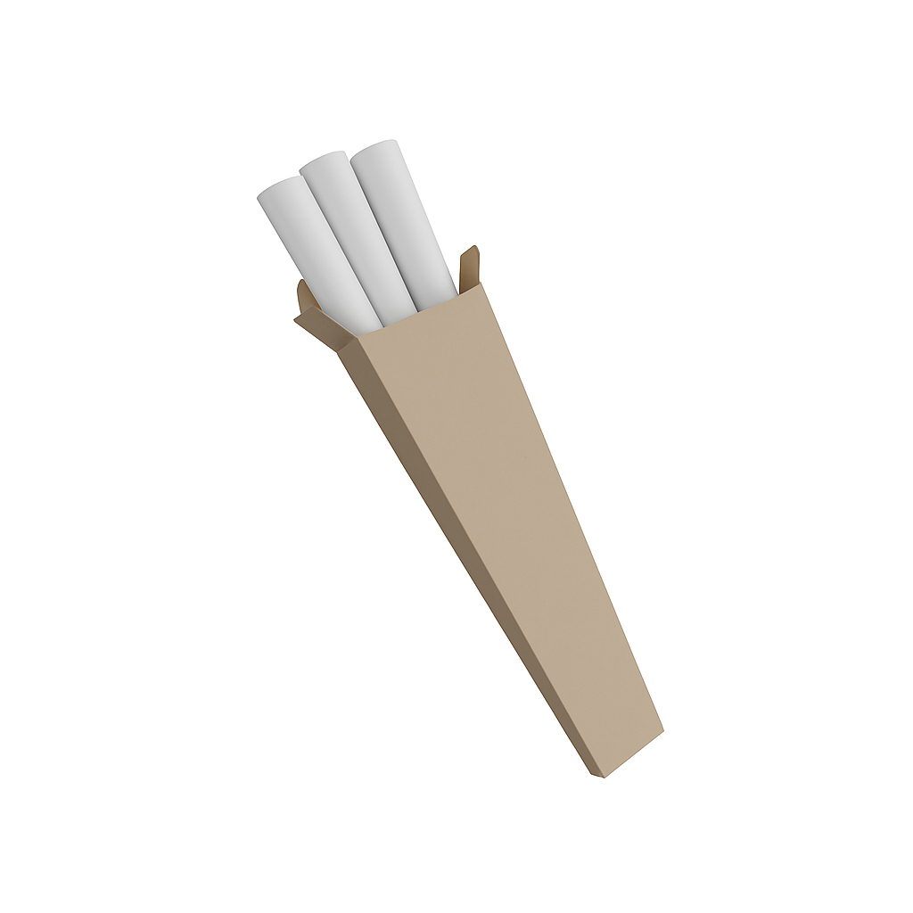 Custom trapezoid box packaging for pre rolled cones