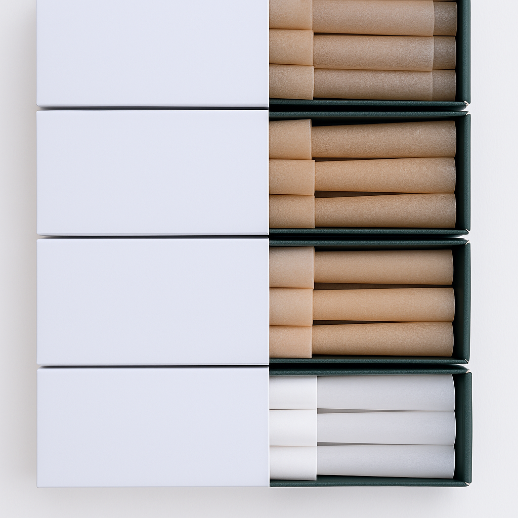Custom slider box packaging for pre rolled cones with branding options